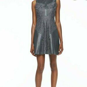 Ali Ro Womens Size 4 Metallic Fit and Flare Dress